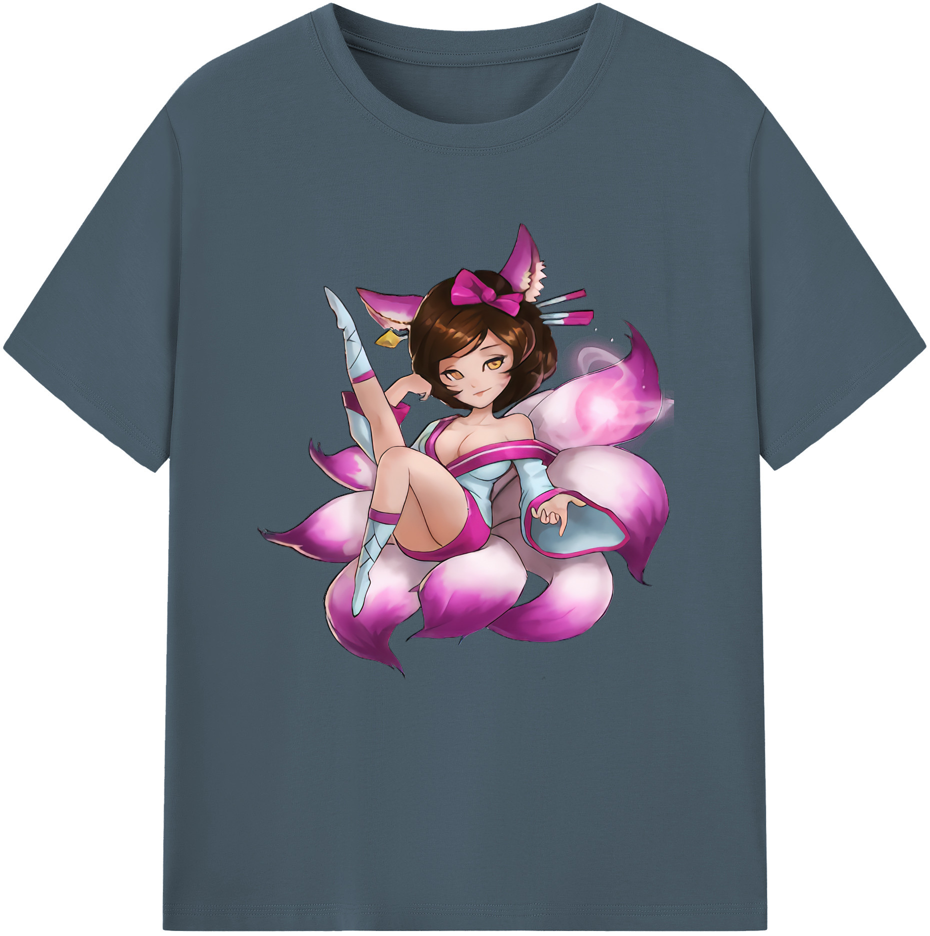 リーグ・オブ・レジェンド League of Legends LOL 綿100％半袖Tシャツ（フロントプリント）